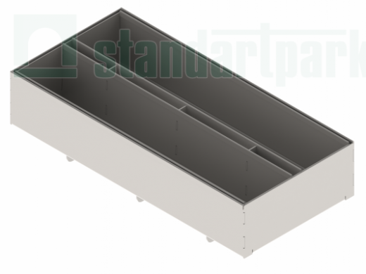 Щелевая насадка Slim Drain ревизионная ТИП 1 T-образная DN200 кл. А15