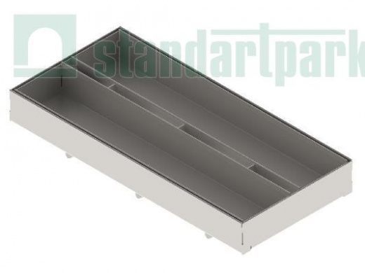 Щелевая насадка Slim Drain ревизионная ТИП 1 T-образная DN200 кл. А15